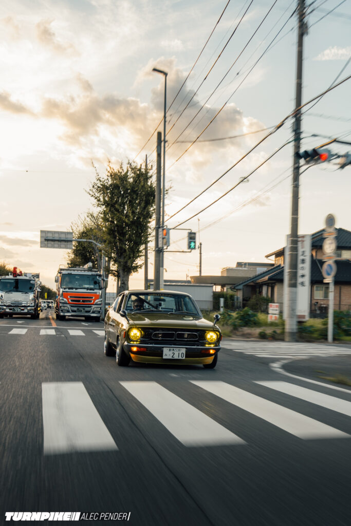 Alec Pender Turnpike Datsun Life-76