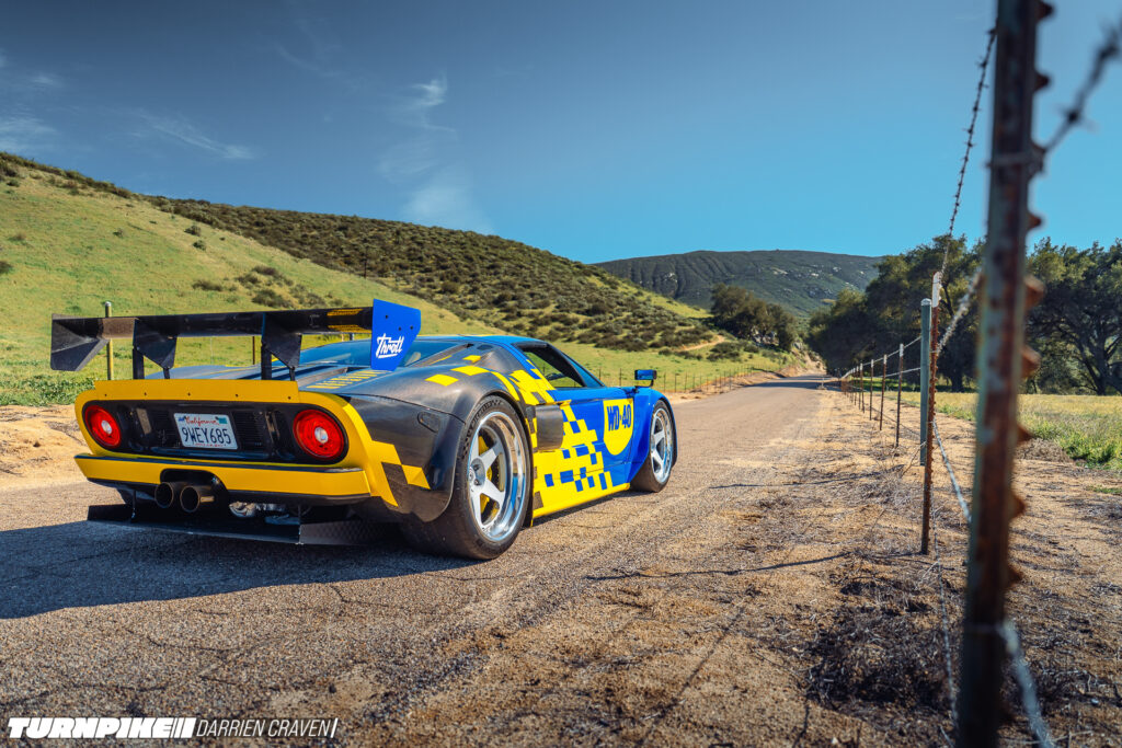 Turnpike Darrien Craven Throtl GT-10 Throtl's Ford GT rear three quarter