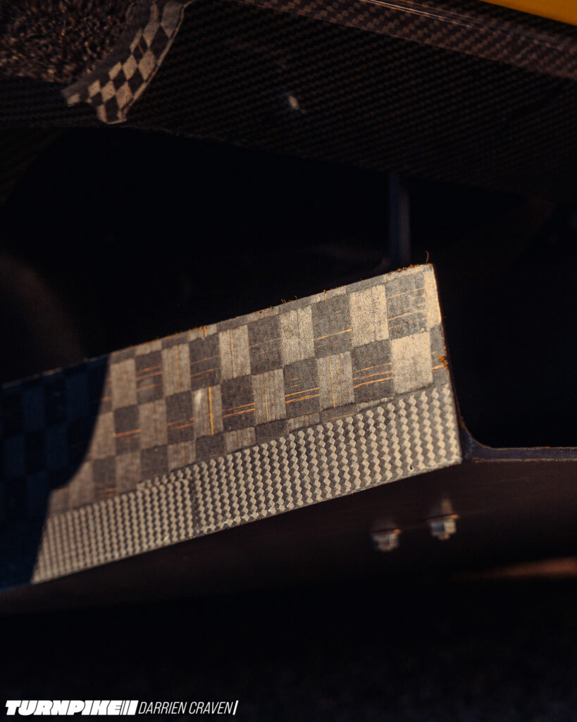 Turnpike Darrien Craven Throtl GT-18 Throtl's Ford GT carbon fiber detail
