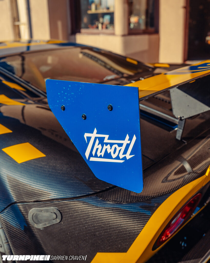 Turnpike Darrien Craven Throtl GT-20 Throtl's Ford GT rear wing detail