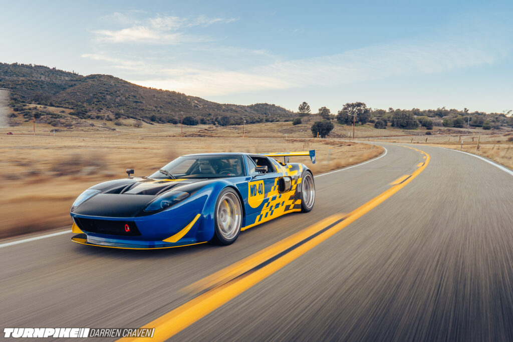 Turnpike Darrien Craven Throtl GT-24 Throtl's Ford GT front three quarter rolling