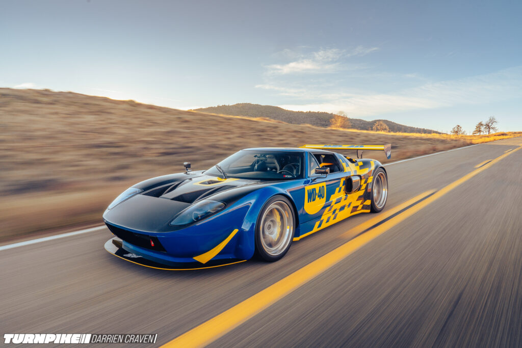 Turnpike Darrien Craven Throtl GT-25 Throtl's Ford GT front three quarter rolling