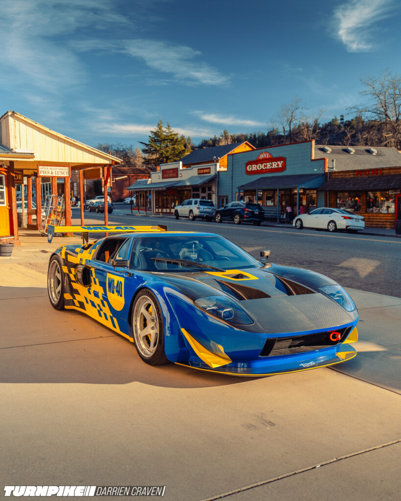 Turnpike Darrien Craven Throtl GT-27 Throtl's Ford GT front three quarter