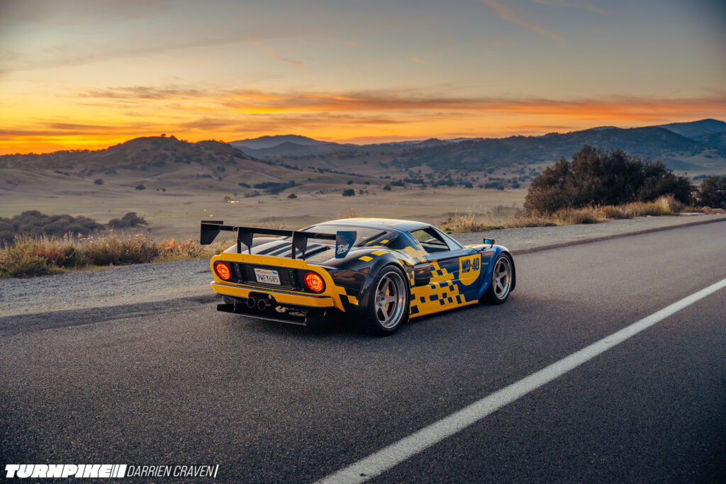 Turnpike Darrien Craven Throtl GT-35 Throtl's Ford GT rear three quarter