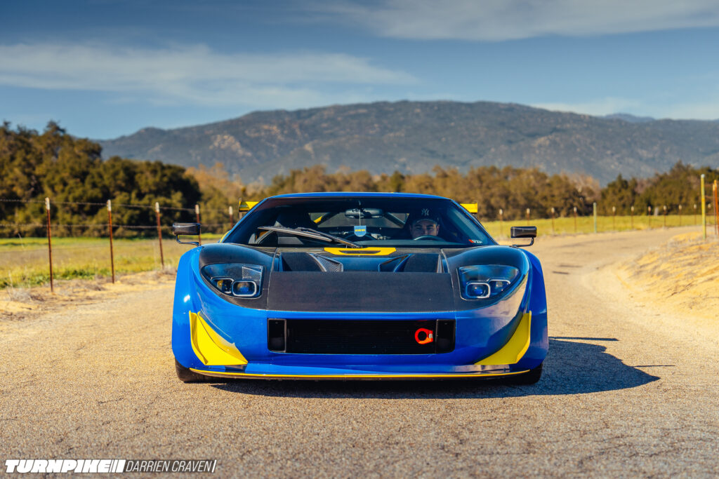 Turnpike Darrien Craven Throtl GT-7 Throtl's Ford GT straight on